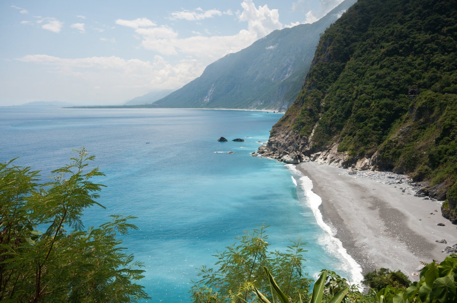 Qingshui Cliffs on Taiwan’s east Pacific coast near Hualien