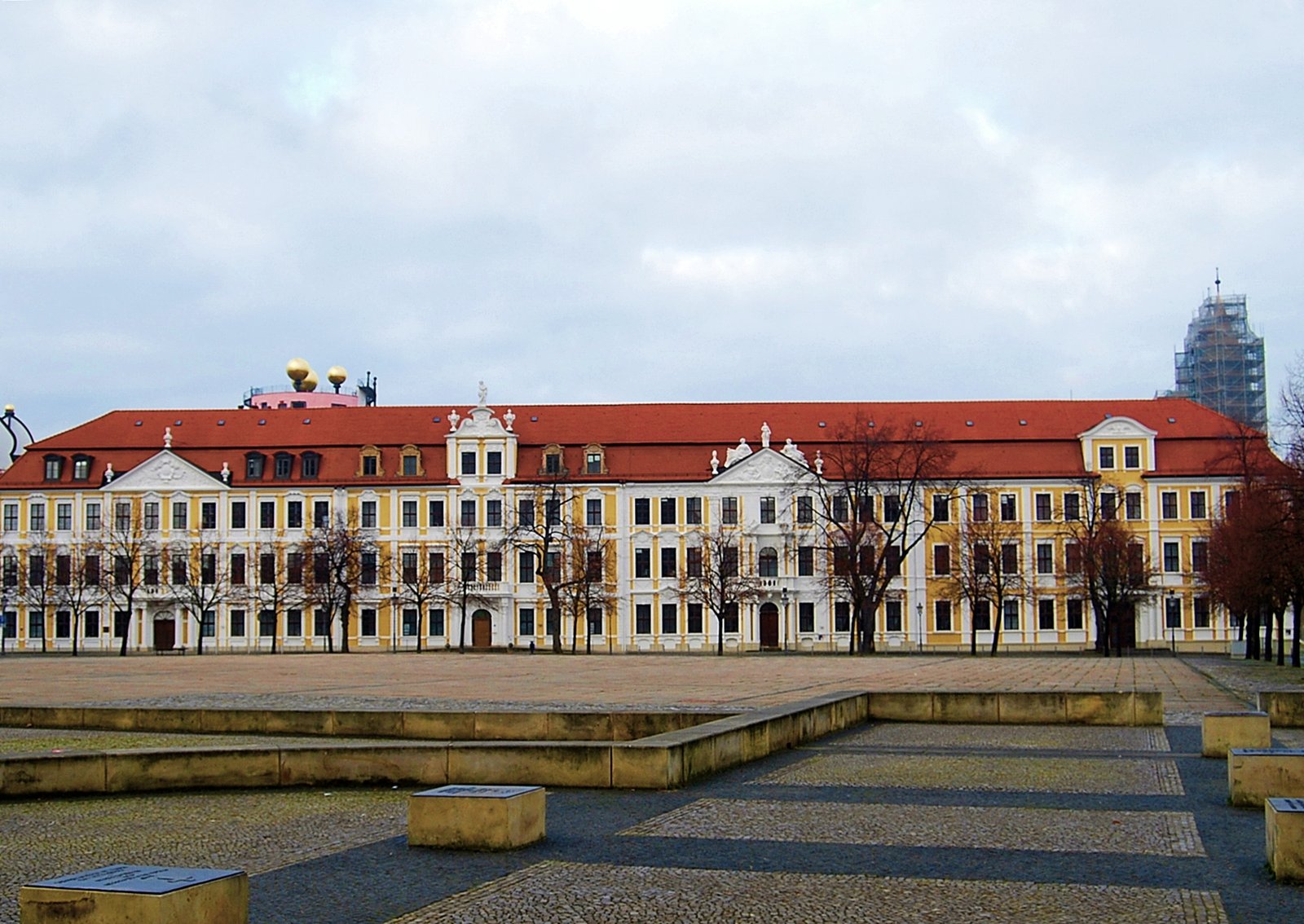 Landtag of Saxony-Anhalt on Domplatz in Magdeburg